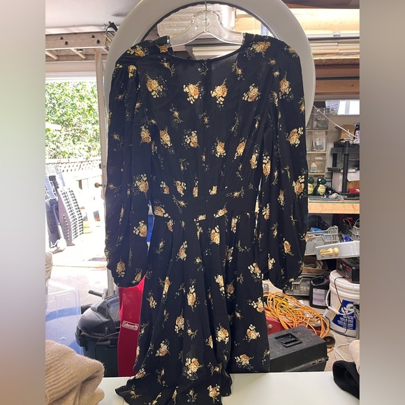 Maje Rasmus Dress Black Floral - Picture 10 of 13